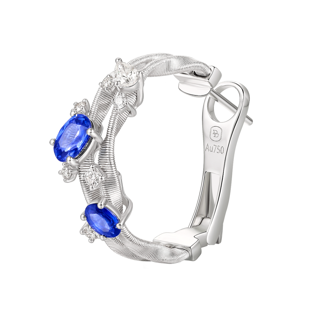 Sapphire Earrings | Luminous Whispers