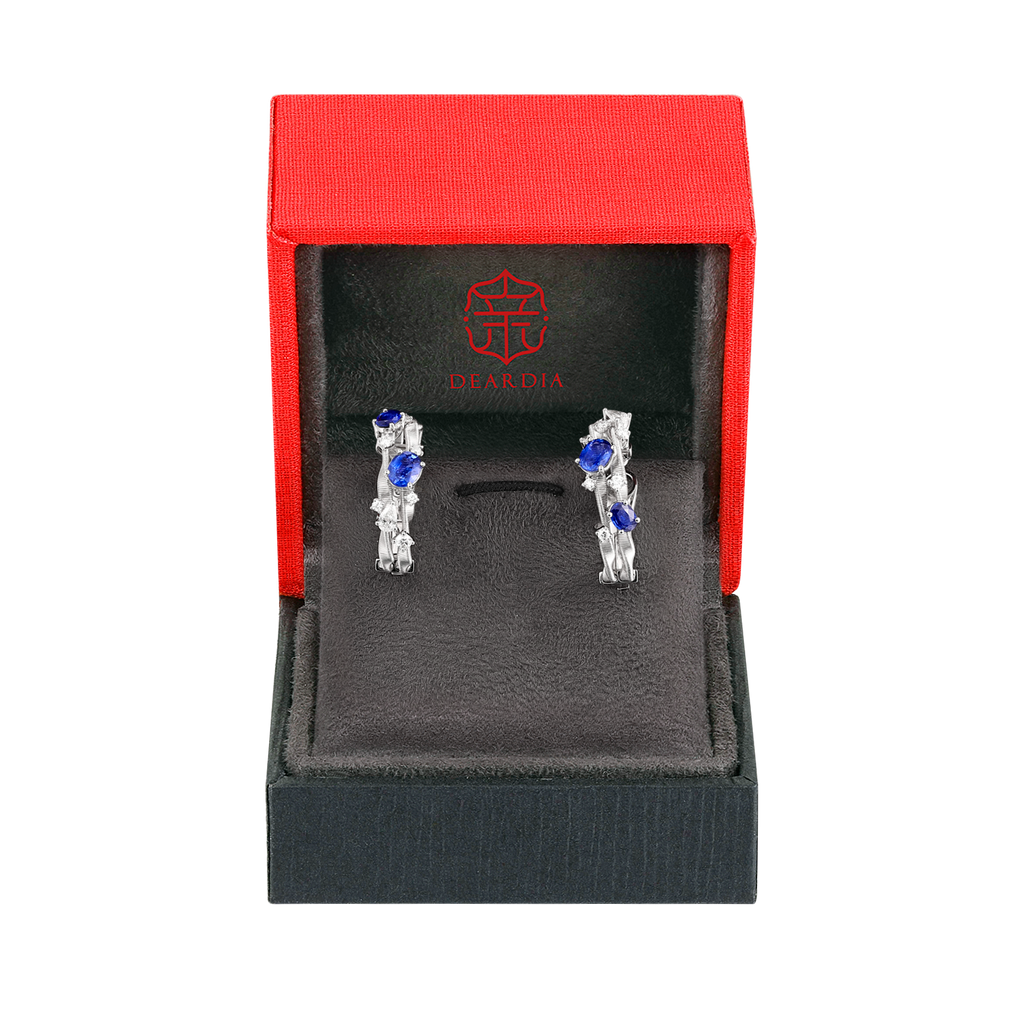Sapphire Earrings | Luminous Whispers