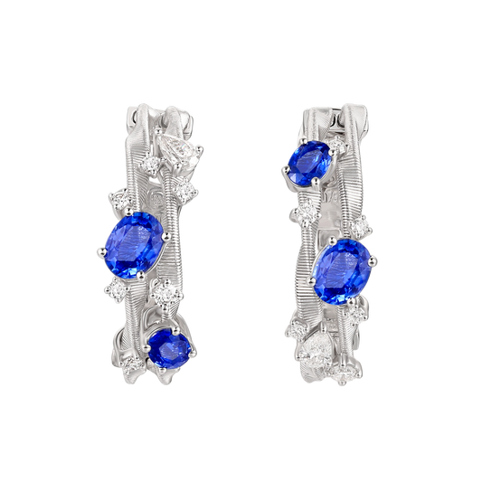 Sapphire Earrings | Luminous Whispers, Gold