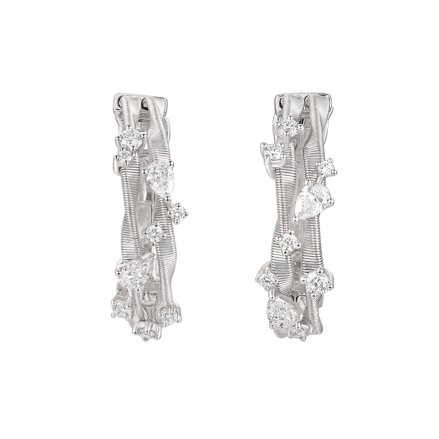 Diamond Earrings | Luminous Whispers, Gold