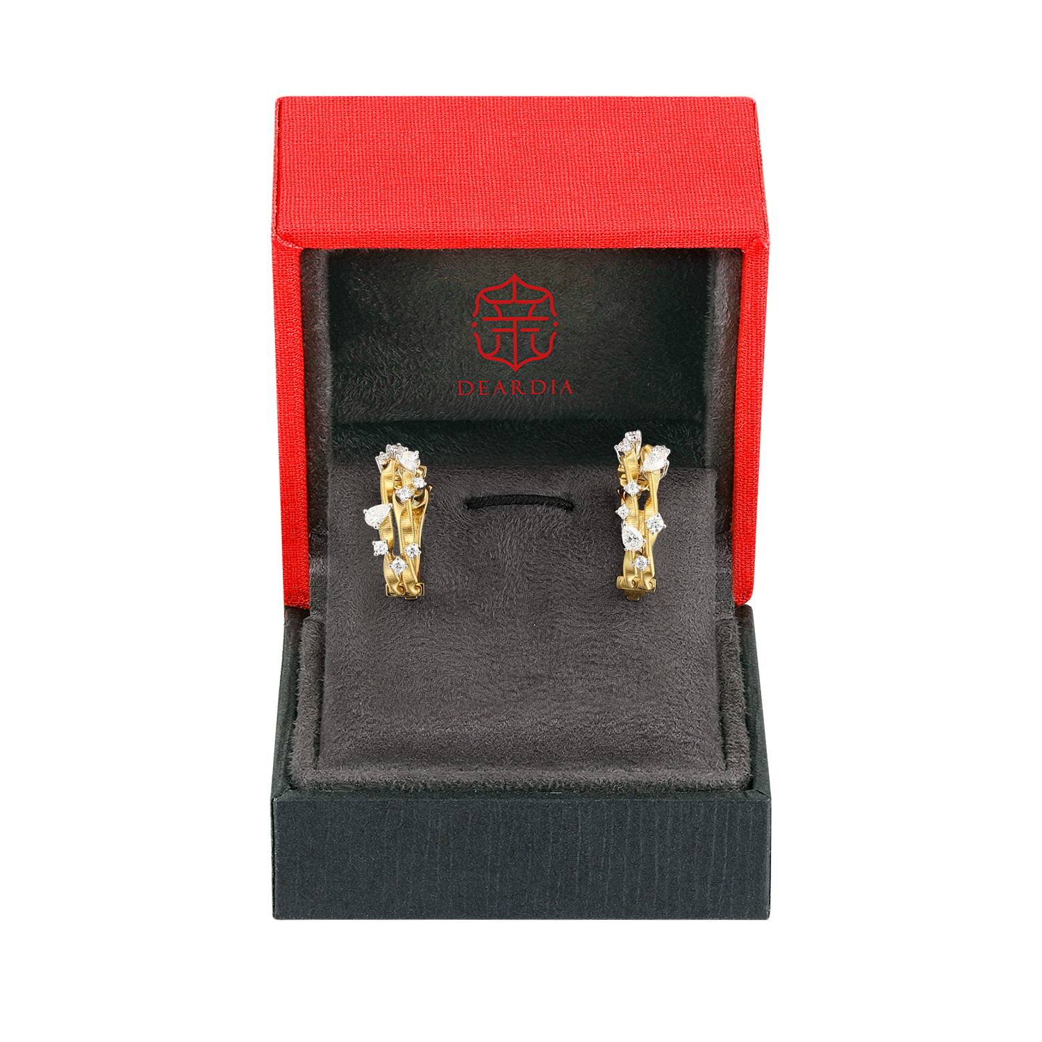 Diamond Earrings | Luminous Whispers, Gold