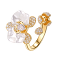 Diamond Rings | The Flutter Orchid Series