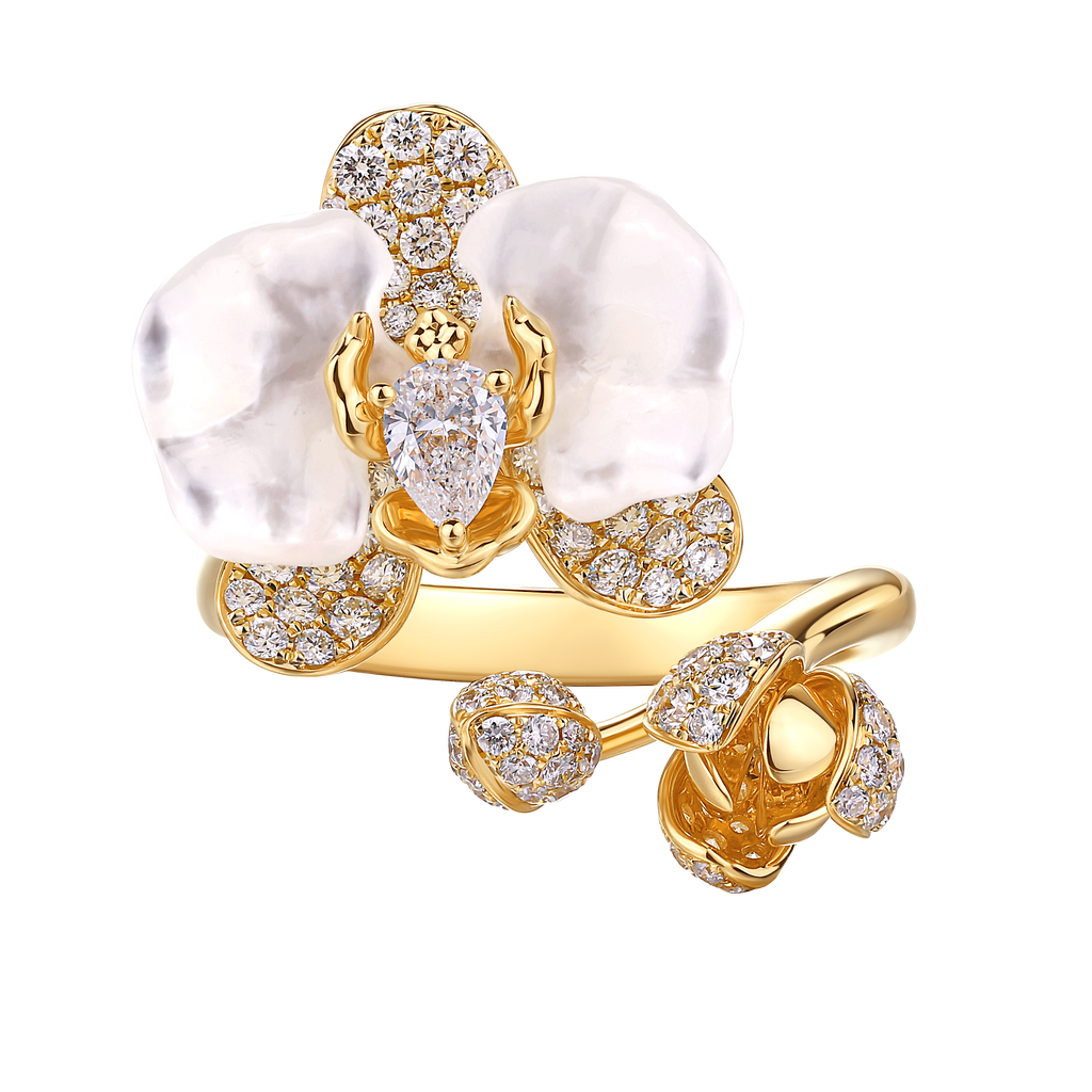 Diamond Rings | The Flutter Orchid Series