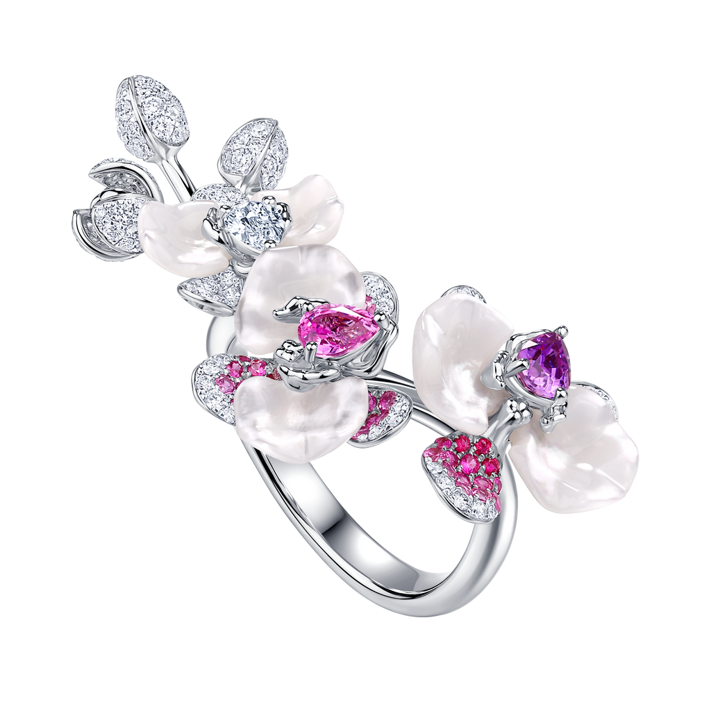 Diamond Rings | The Flutter Orchid Series