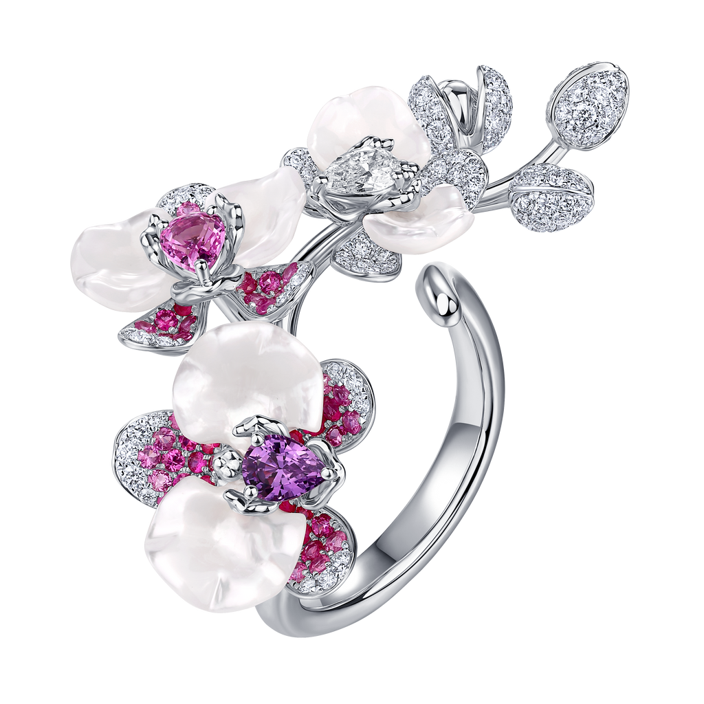 Diamond Rings | The Flutter Orchid Series
