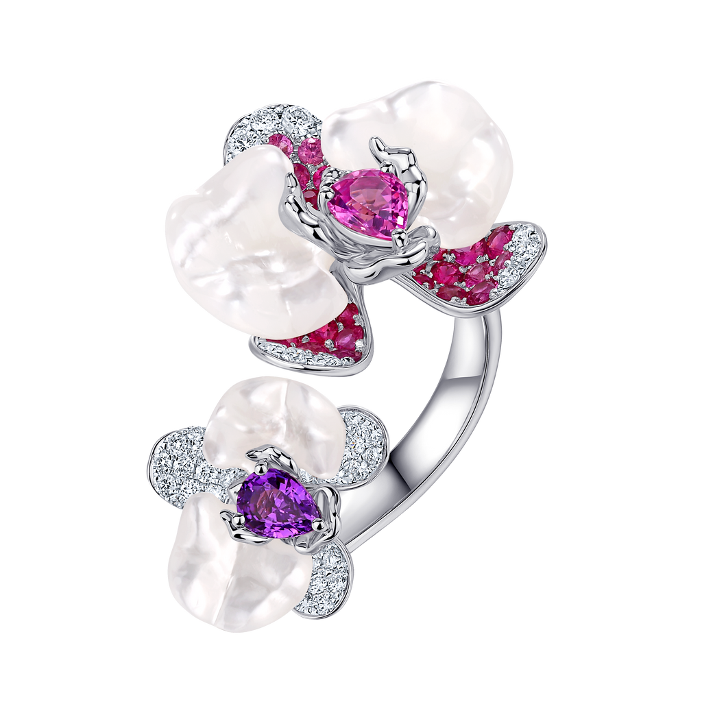 Diamond Rings | The Flutter Orchid Series