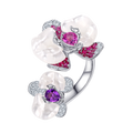 Diamond Rings | The Flutter Orchid Series