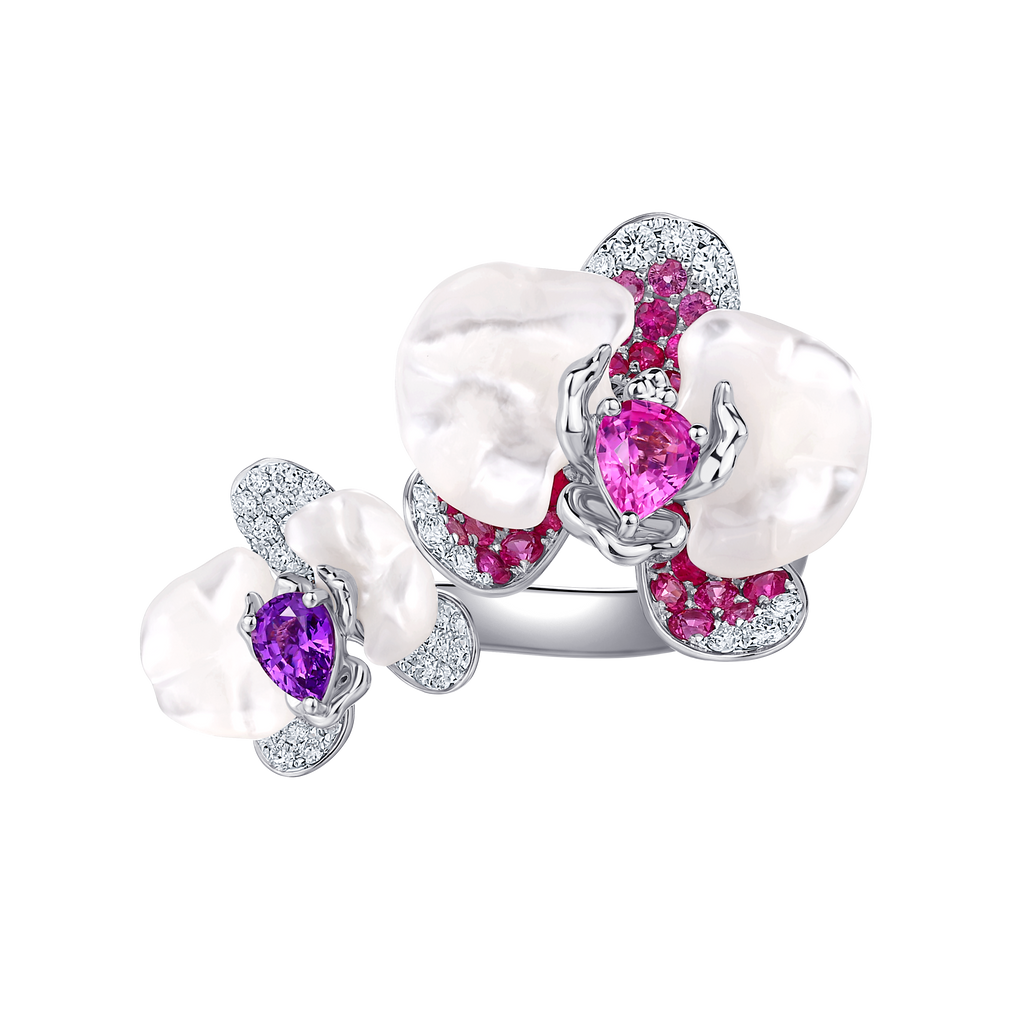Diamond Rings | The Flutter Orchid Series