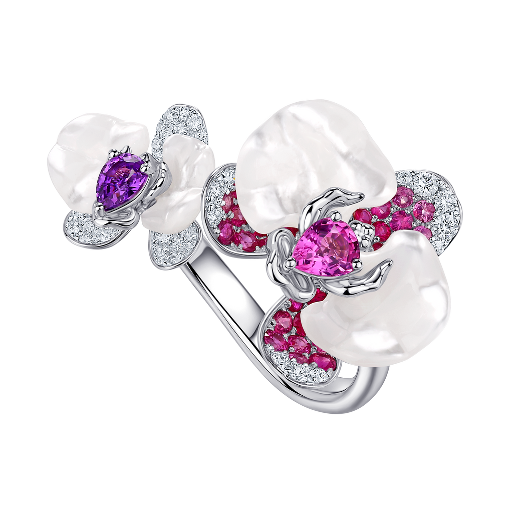 Diamond Rings | The Flutter Orchid Series