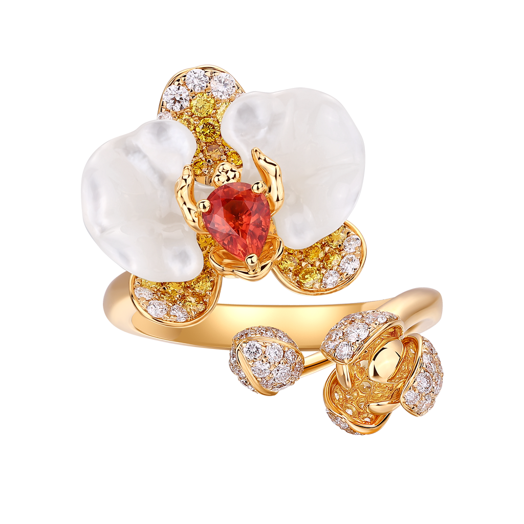 Diamond Rings | The Flutter Orchid Series