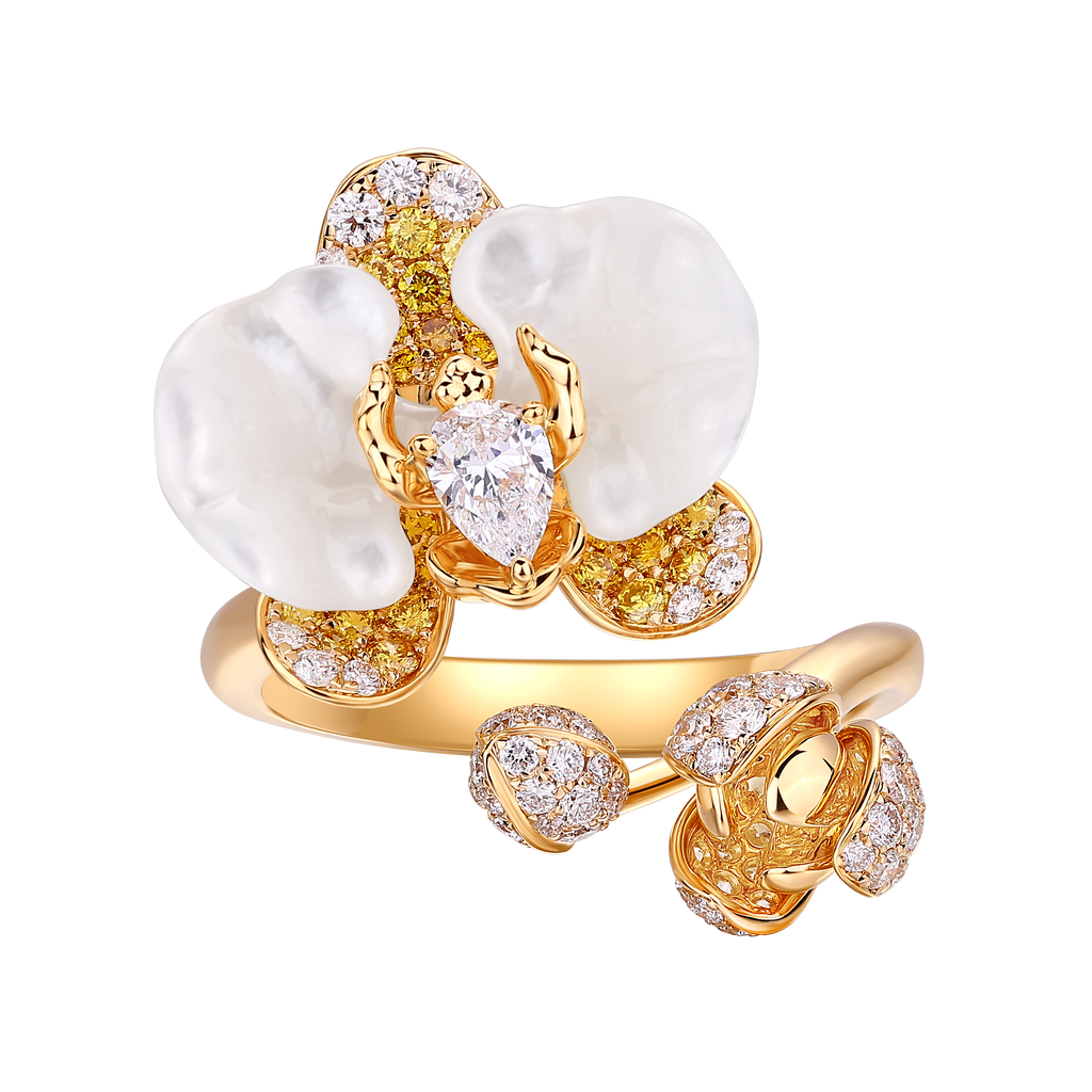 Diamond Rings | The Flutter Orchid Series