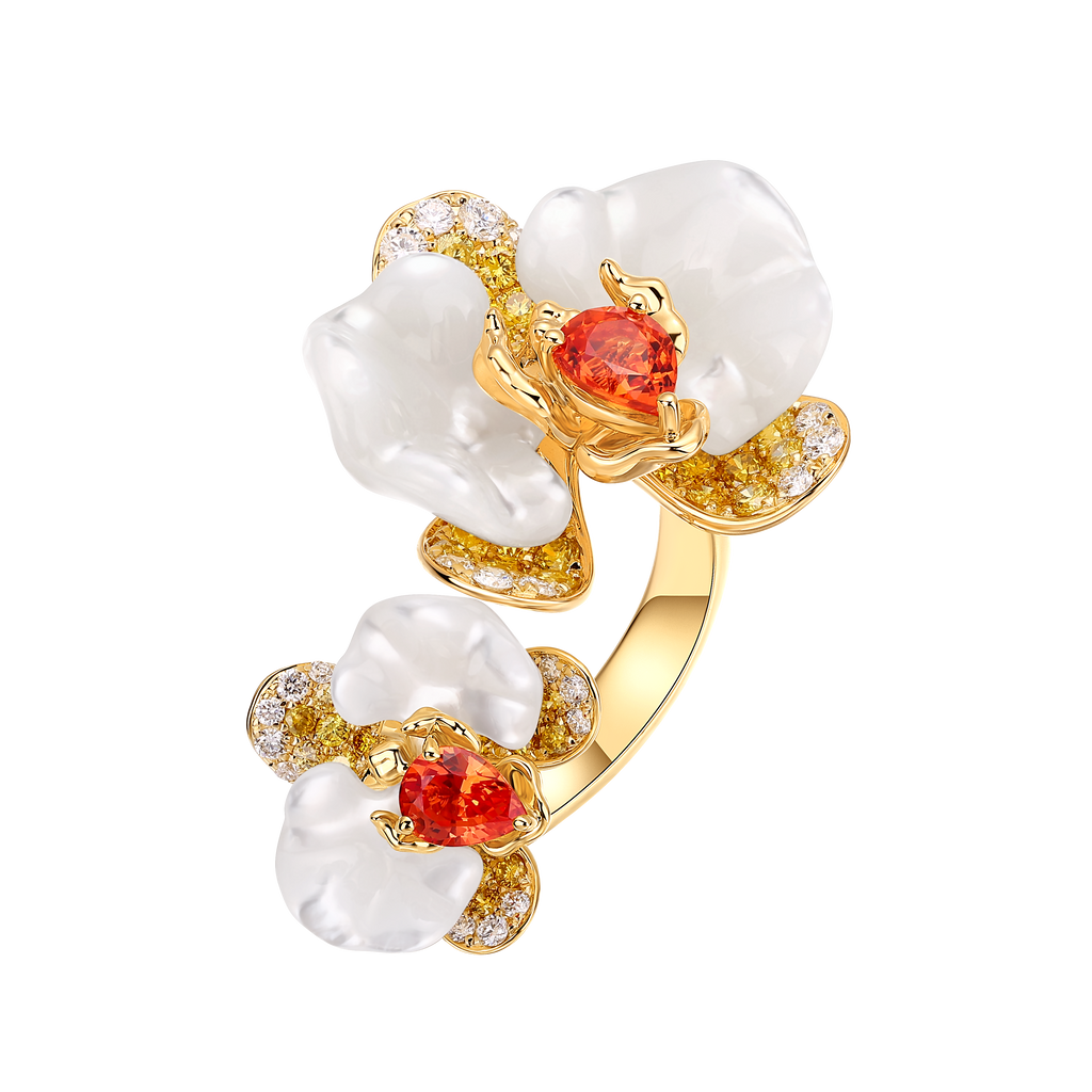 Diamond Rings | The Flutter Orchid Series