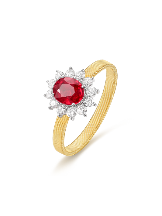 Ruby Diamond Ring | The Red Series