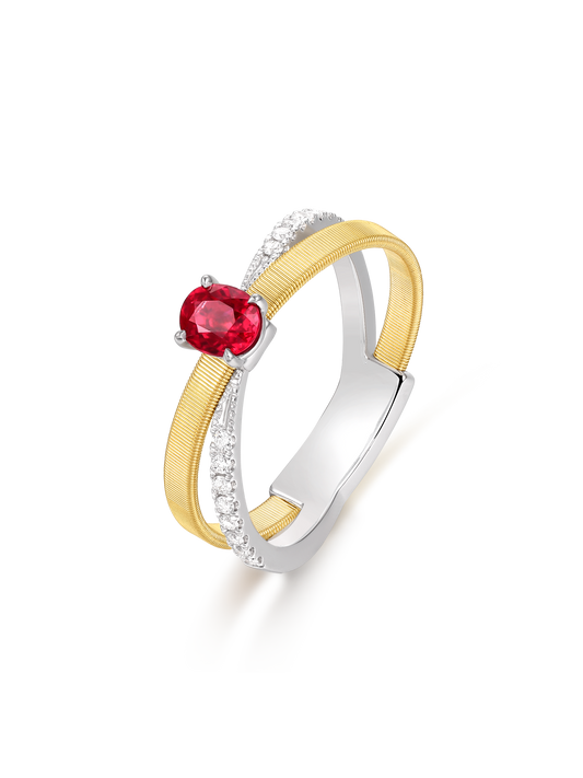 Ruby Diamond Ring | The Red Series